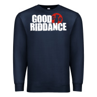 Navy good riddance Premium Sweatshirt - artisFamous