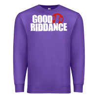 Purple good riddance Premium Sweatshirt - artisFamous