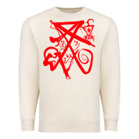 Sandshell lucifer calligraphy 2 Premium Sweatshirt - artisFamous