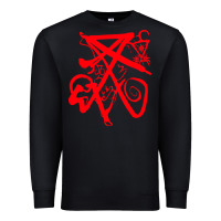 Black lucifer calligraphy 2 Premium Sweatshirt - artisFamous