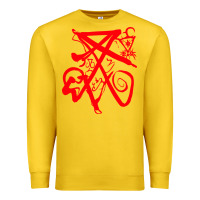Lemon lucifer calligraphy 2 Premium Sweatshirt - artisFamous