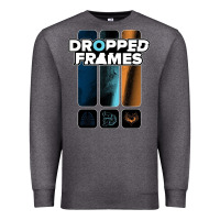 Charcoal Heather dropped frames Premium Sweatshirt - artisFamous