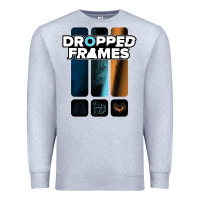 Heather Grey dropped frames Premium Sweatshirt - artisFamous