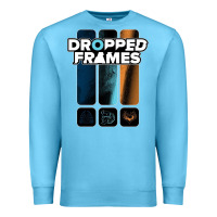 Ocean Blue dropped frames Premium Sweatshirt - artisFamous