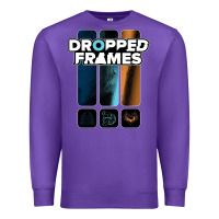 Purple dropped frames Premium Sweatshirt - artisFamous