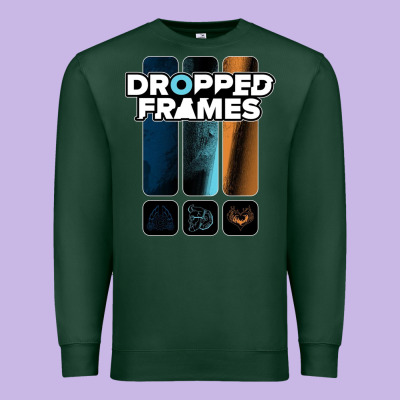 Dropped Frames Premium Sweatshirt Designed By Artisfamous
