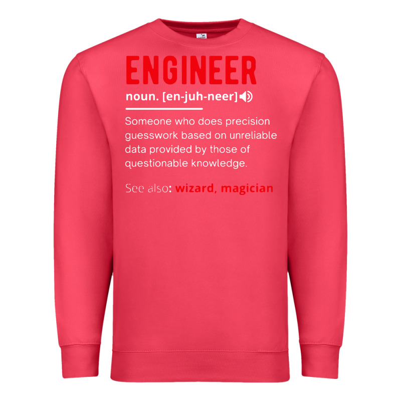 Engineer Definition Premium Sweatshirt by artisFamous | Teevron
