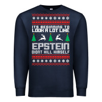 Epstein Didnt Kill Himself Christmas Premium Sweatshirt | Teevron