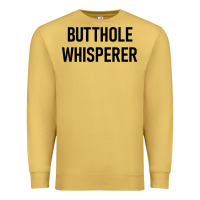 Antique Gold butthole whisperer Premium Sweatshirt - artisFamous