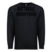 Black butthole whisperer Premium Sweatshirt - artisFamous