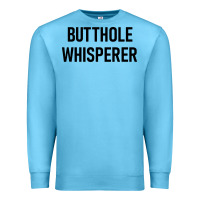 Ocean Blue butthole whisperer Premium Sweatshirt - artisFamous