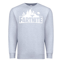 Heather Grey fartnite Premium Sweatshirt - artisFamous