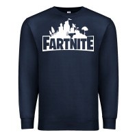 Navy fartnite Premium Sweatshirt - artisFamous
