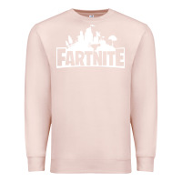 Pale Pink fartnite Premium Sweatshirt - artisFamous