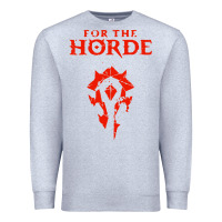Heather Grey for the horde Premium Sweatshirt - artisFamous