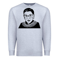 Heather Grey ruth bader ginsburg Premium Sweatshirt - artisFamous