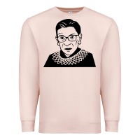 Pale Pink ruth bader ginsburg Premium Sweatshirt - artisFamous