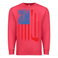 Cardinal Golf with USA Flag Premium Sweatshirt - artisFamous