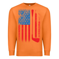 Carrot Golf with USA Flag Premium Sweatshirt - artisFamous