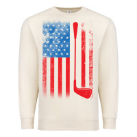 Sandshell Golf with USA Flag Premium Sweatshirt - artisFamous