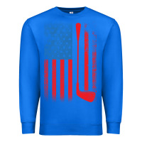 True Royal Golf with USA Flag Premium Sweatshirt - artisFamous