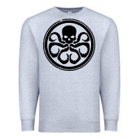 Heather Grey hydra Premium Sweatshirt - artisFamous