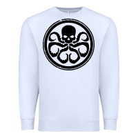 White hydra Premium Sweatshirt - artisFamous