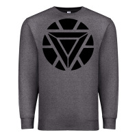 Charcoal Heather arc reactor   new element Premium Sweatshirt - artisFamous