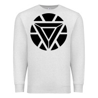 Oatmeal Heather arc reactor   new element Premium Sweatshirt - artisFamous