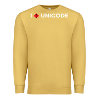 Antique Gold i � unicode Premium Sweatshirt - artisFamous