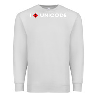 Dove Grey i � unicode Premium Sweatshirt - artisFamous