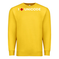 Lemon i � unicode Premium Sweatshirt - artisFamous