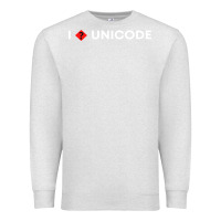 Oatmeal Heather i � unicode Premium Sweatshirt - artisFamous