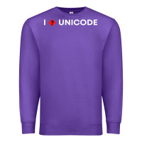 Purple i � unicode Premium Sweatshirt - artisFamous
