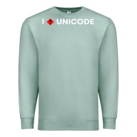 Seafoam i � unicode Premium Sweatshirt - artisFamous