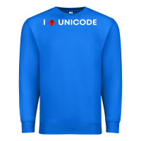 True Royal i � unicode Premium Sweatshirt - artisFamous