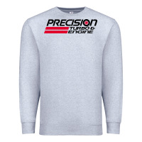 Heather Grey precision turbo engine classic Premium Sweatshirt - artisFamous