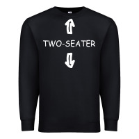 Black two seater Premium Sweatshirt - artisFamous