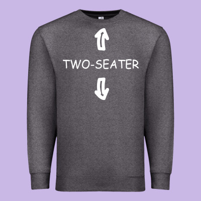 Two Seater Premium Sweatshirt Designed By Artisfamous