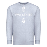 Heather Grey two seater Premium Sweatshirt - artisFamous