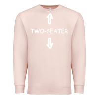 Pale Pink two seater Premium Sweatshirt - artisFamous