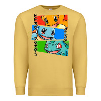 Antique Gold kanto starters Premium Sweatshirt - artisFamous