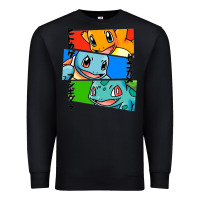 Black kanto starters Premium Sweatshirt - artisFamous