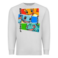 Dove Grey kanto starters Premium Sweatshirt - artisFamous
