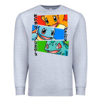 Heather Grey kanto starters Premium Sweatshirt - artisFamous
