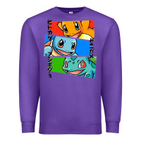 Purple kanto starters Premium Sweatshirt - artisFamous