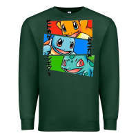 Sports Green kanto starters Premium Sweatshirt - artisFamous