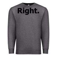 Charcoal Heather right Premium Sweatshirt - artisFamous