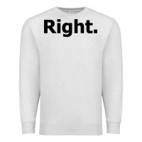 Oatmeal Heather right Premium Sweatshirt - artisFamous