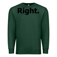 Sports Green right Premium Sweatshirt - artisFamous